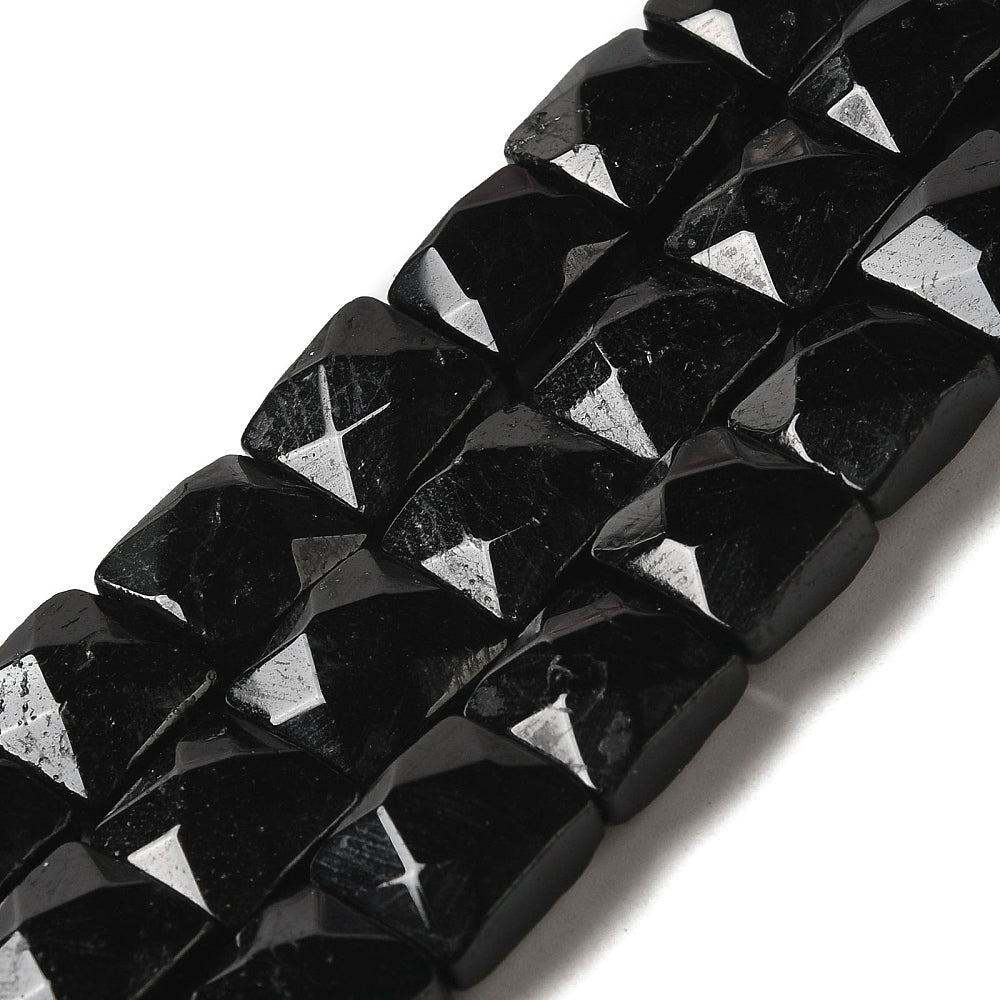 Edelsteen tourmaline 10mm faceted - per stuk-Kralen-Kraaltjes van Renate