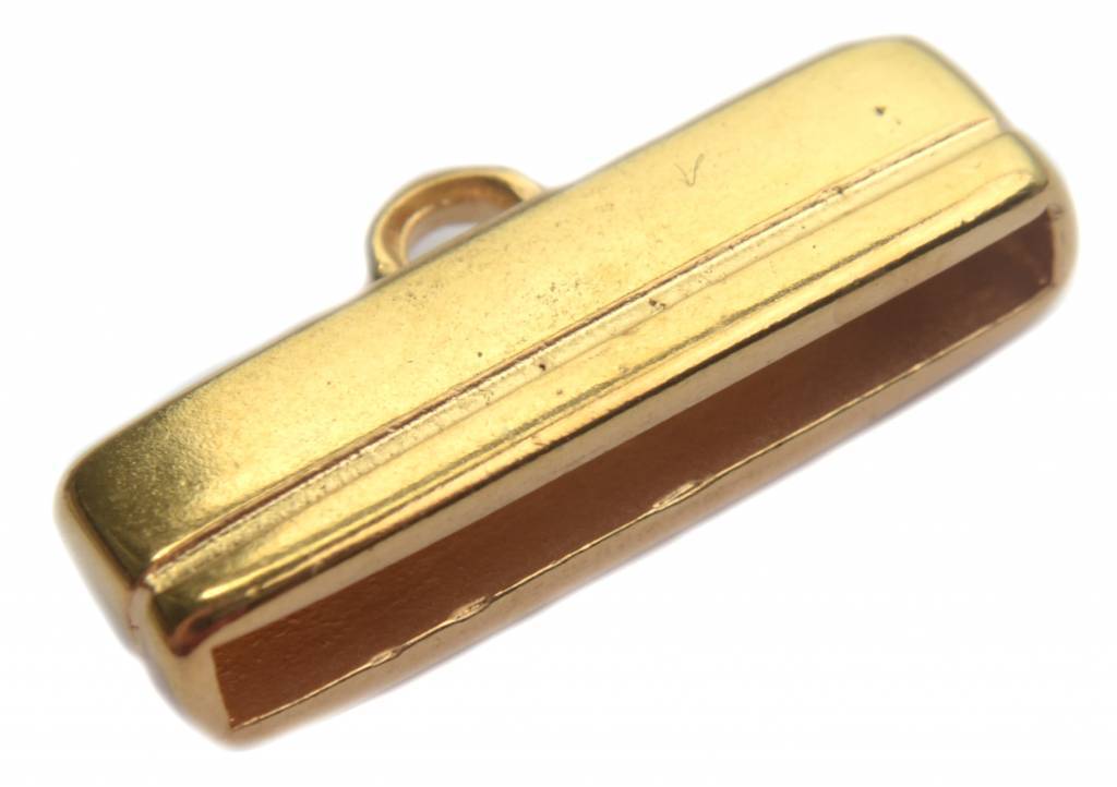 Eindkap 20x2.5mm Goud DQ-Kraaltjes van Renate