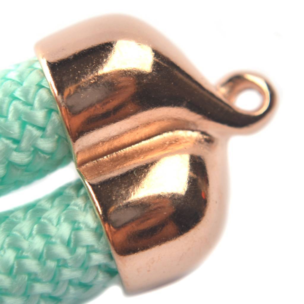 Eindkap 2x Ø10mm Roségoud DQ 25x20mm-Kraaltjes van Renate