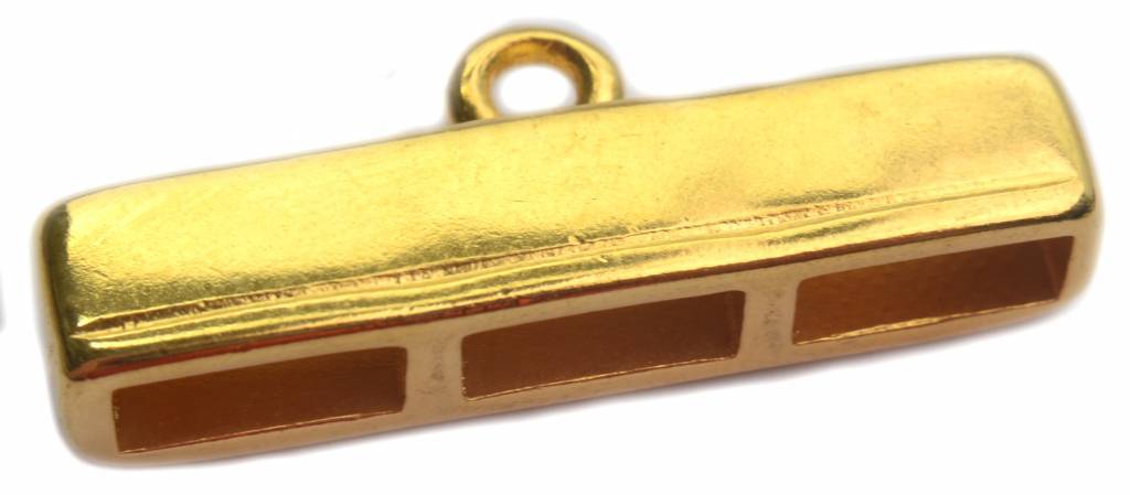Eindkap 3x10mm Goud DQ 38mm-Kraaltjes van Renate