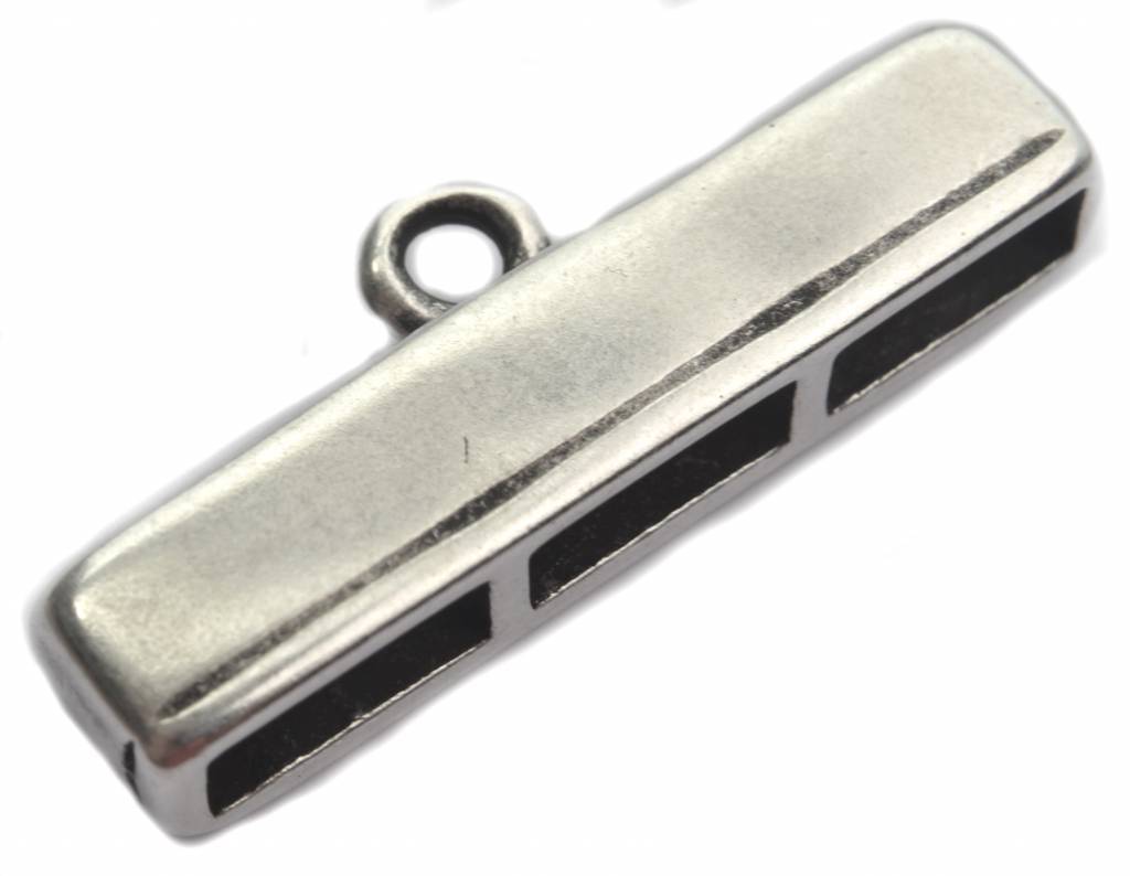 Eindkap 3x10mm Zilver DQ 38mm-Kraaltjes van Renate