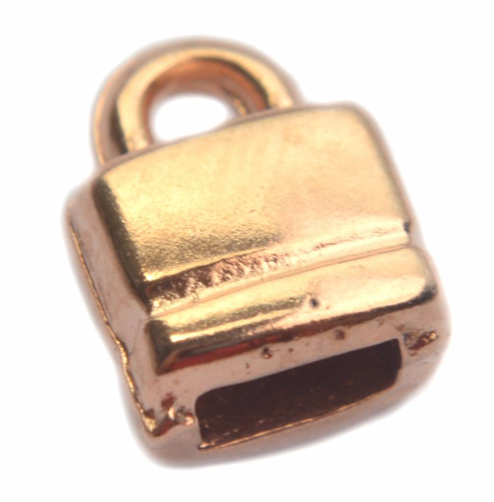 Eindkap 5x2.5mm Rosegoud DQ-Kraaltjes van Renate