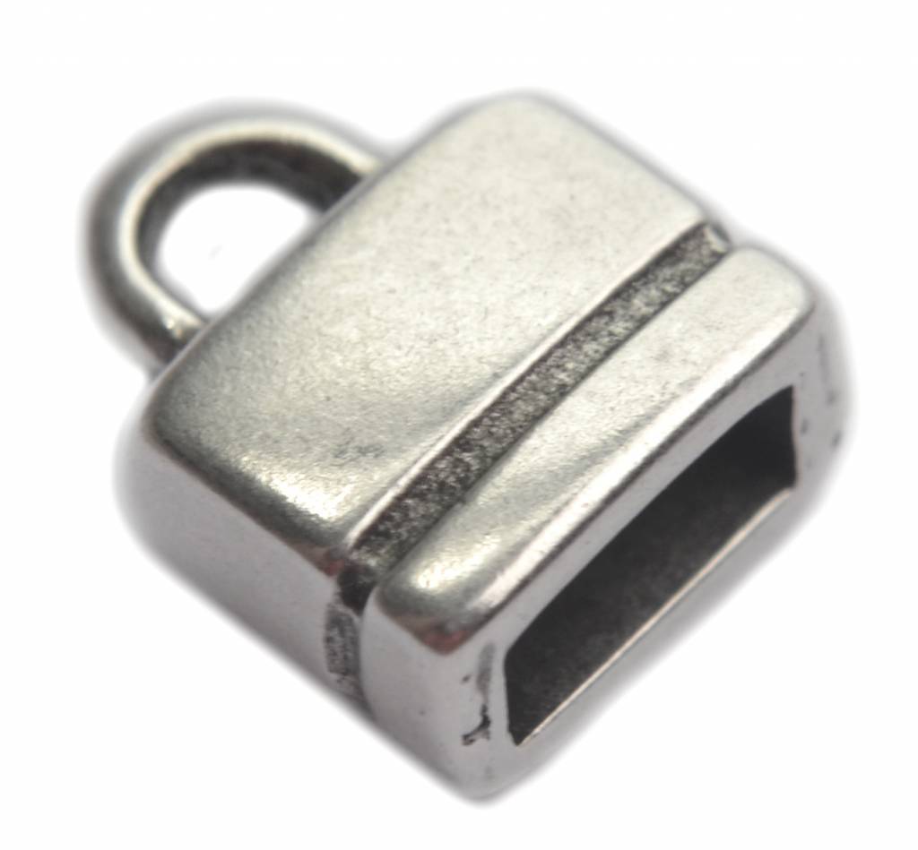 Eindkap 6x2.5mm Zilver DQ-Kraaltjes van Renate