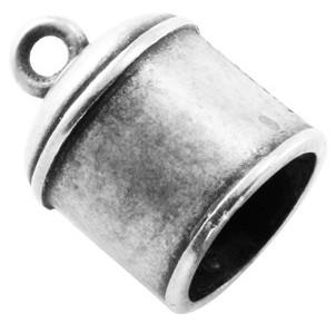 Eindkap Ø10mm Zilver DQ-Kraaltjes van Renate