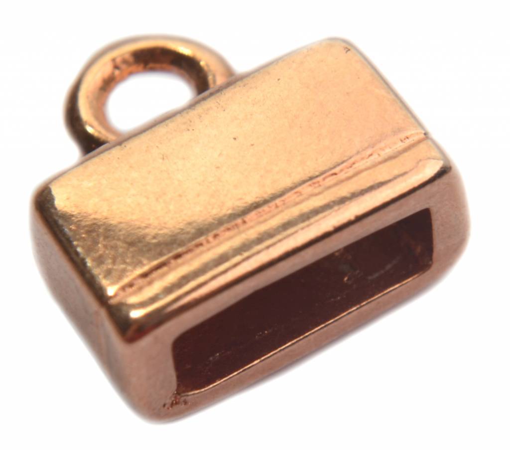 Eindkap Ø10x4mm Rosegoud DQ-Kraaltjes van Renate