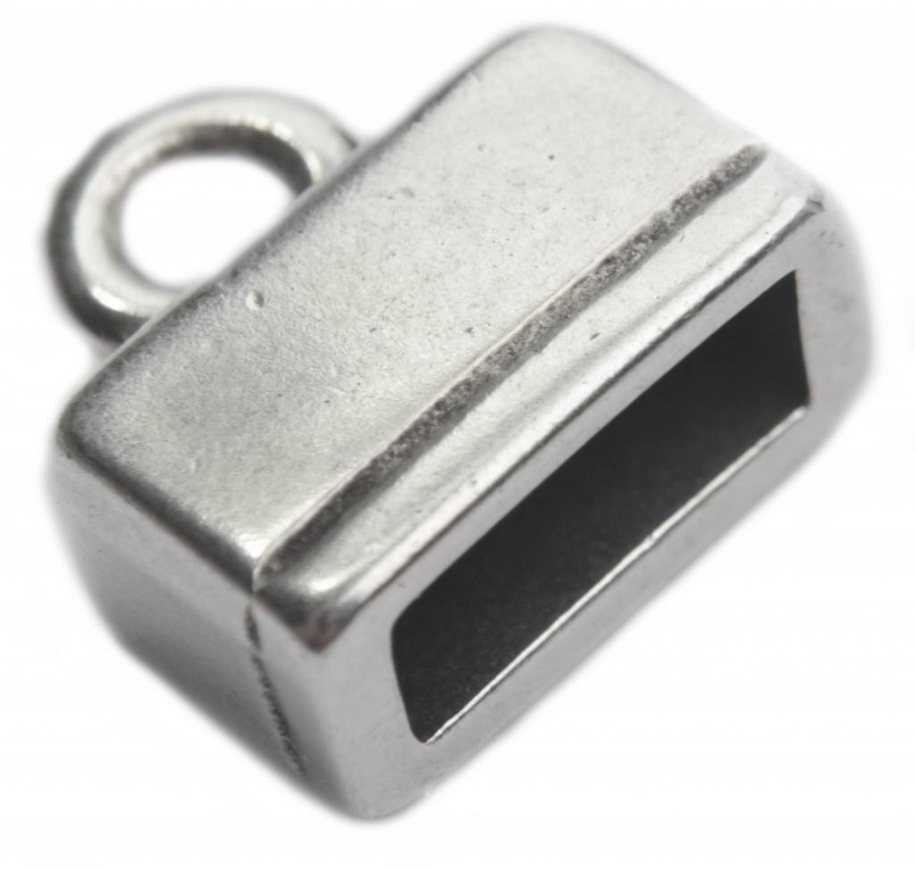 Eindkap Ø10x4mm Zilver DQ-Kraaltjes van Renate