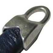 Eindkap Ø10x6mm Zilver DQ-Kraaltjes van Renate