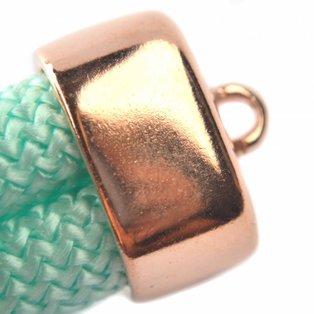 Eindkap Ø20x10mm Roségoud DQ 23x17mm-Kraaltjes van Renate