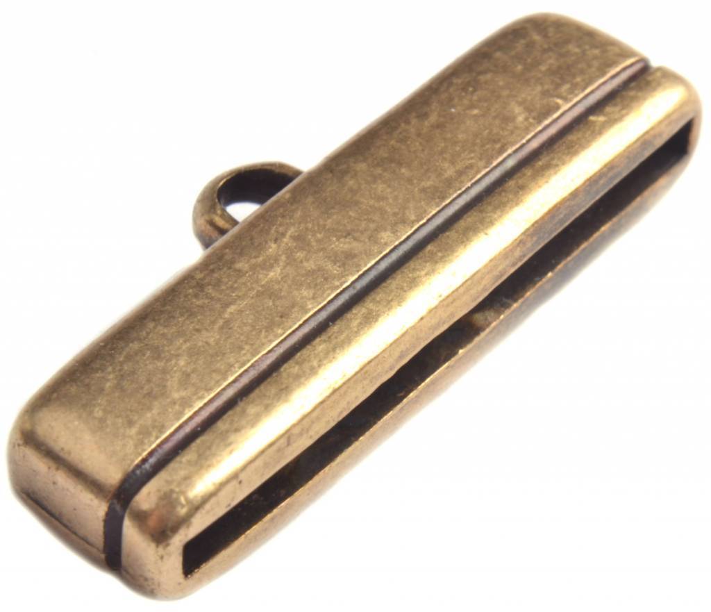 Eindkap Ø30x2.5mm Brons DQ-Kraaltjes van Renate