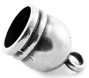 Eindkap Ø5mm Zilver DQ 10x7mm-Kraaltjes van Renate