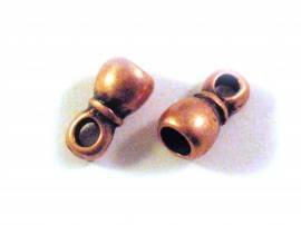 Eindkap Ø5mm metaal koper DQ 15x8mm-Kraaltjes van Renate