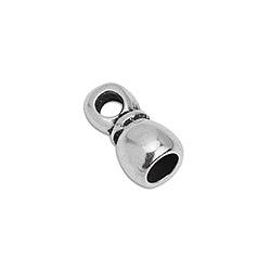 Eindkap Ø5mm ovaal zilver DQ-onderdelen-Kraaltjes van Renate
