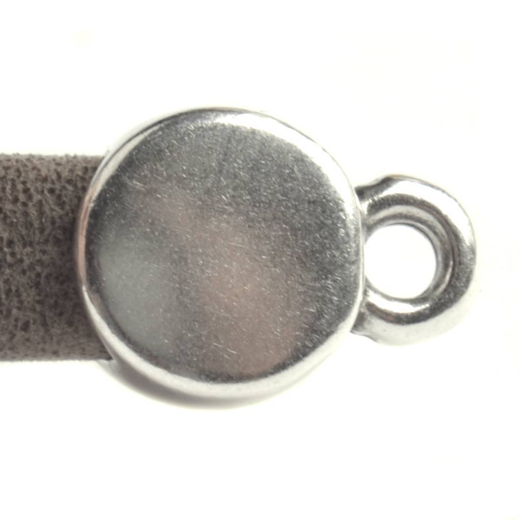 Eindkap Ø5x2.5mm Zilver DQ-Kraaltjes van Renate