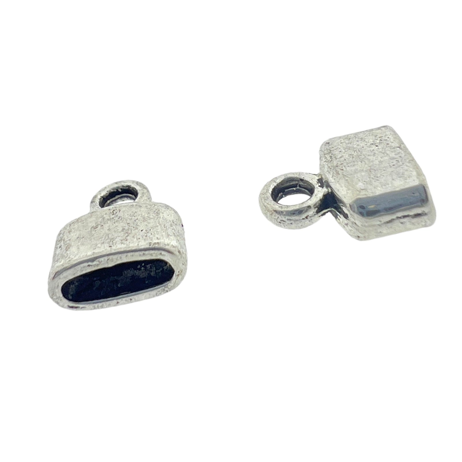 Eindkap Ø5x2mm Zilver - 6 stuks-onderdelen-Kraaltjes van Renate