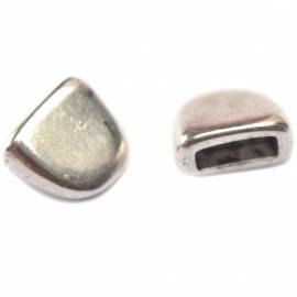 Eindkap Ø6x2mm metaal zilver DQ 9x7mm-Kraaltjes van Renate