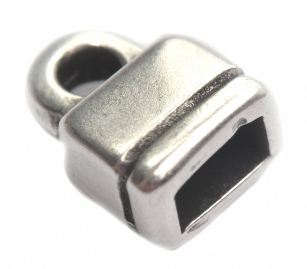Eindkap Ø6x3mm Zilver DQ-Kraaltjes van Renate