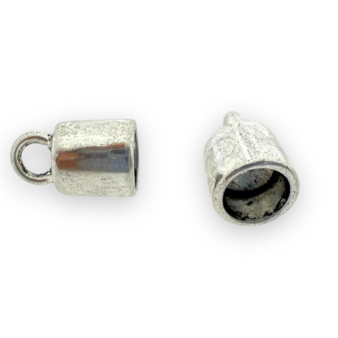 Eindkap Ø8mm Zilver 13mm-onderdelen-Kraaltjes van Renate