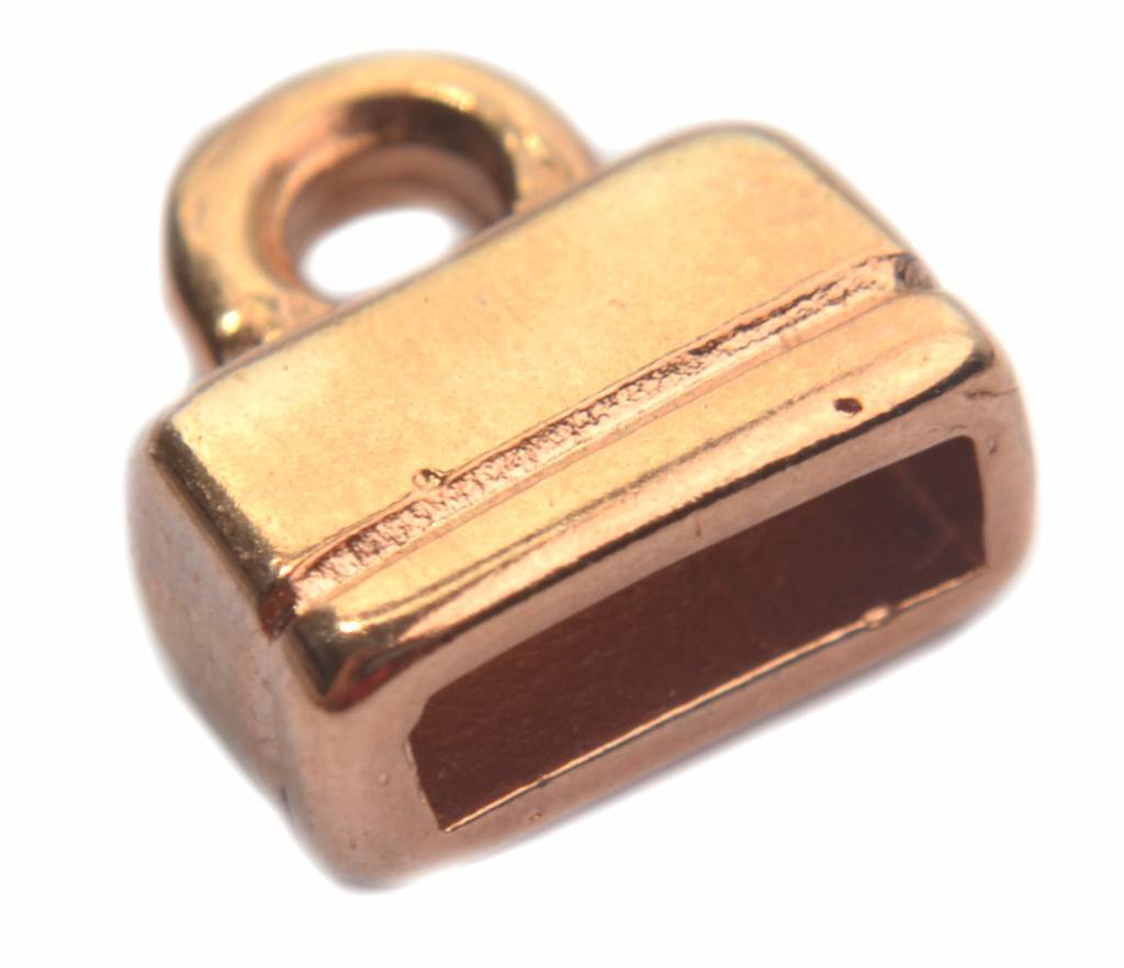 Eindkap Ø9x3mm Rosegoud DQ-Kraaltjes van Renate