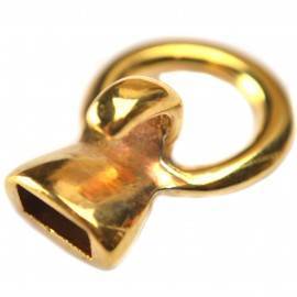Eindkap sluiting Ø10x5mm goud DQ-Kraaltjes van Renate