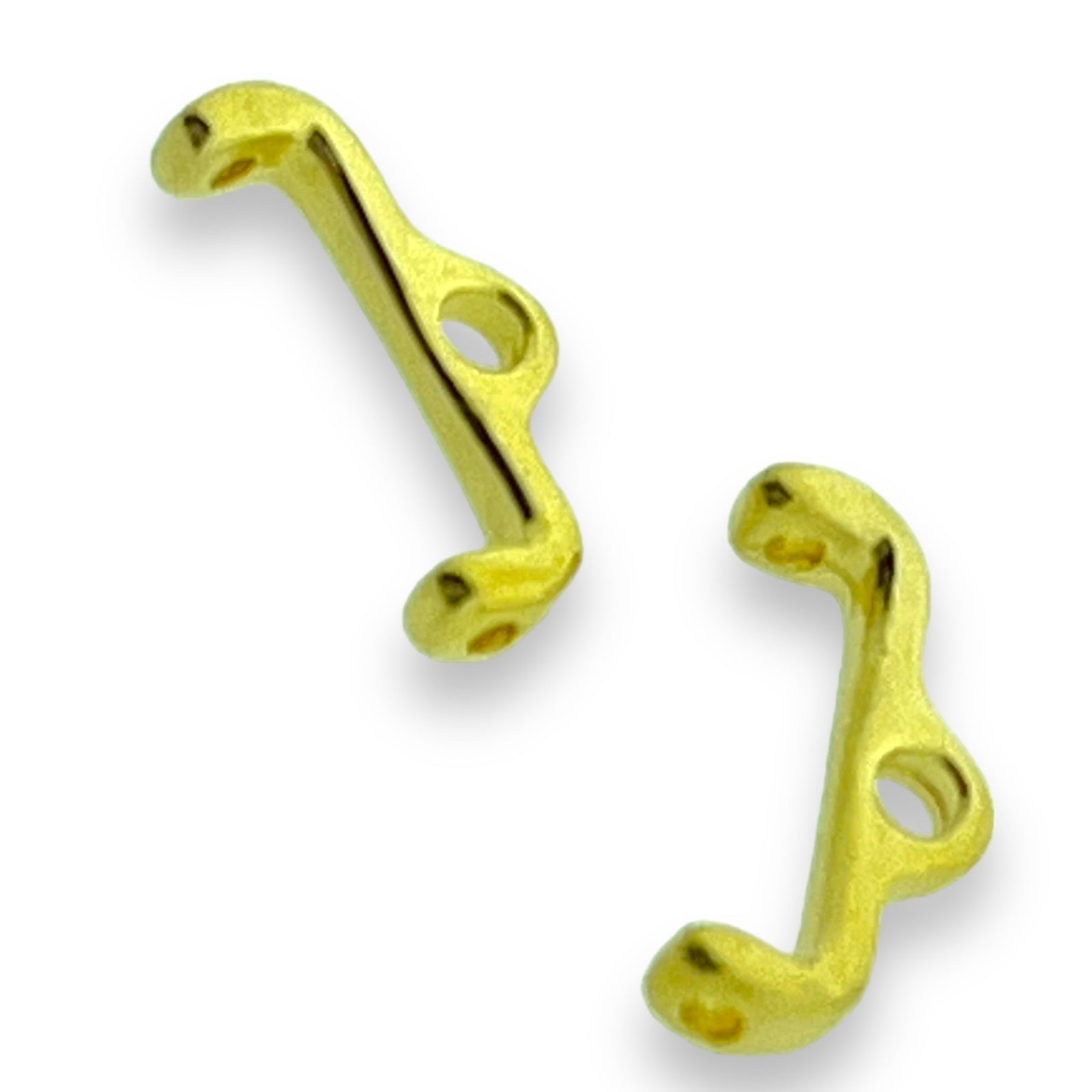 Eindsluiting voor miyuki armbanden 24K - 6x13,7mm-Kraaltjes van Renate