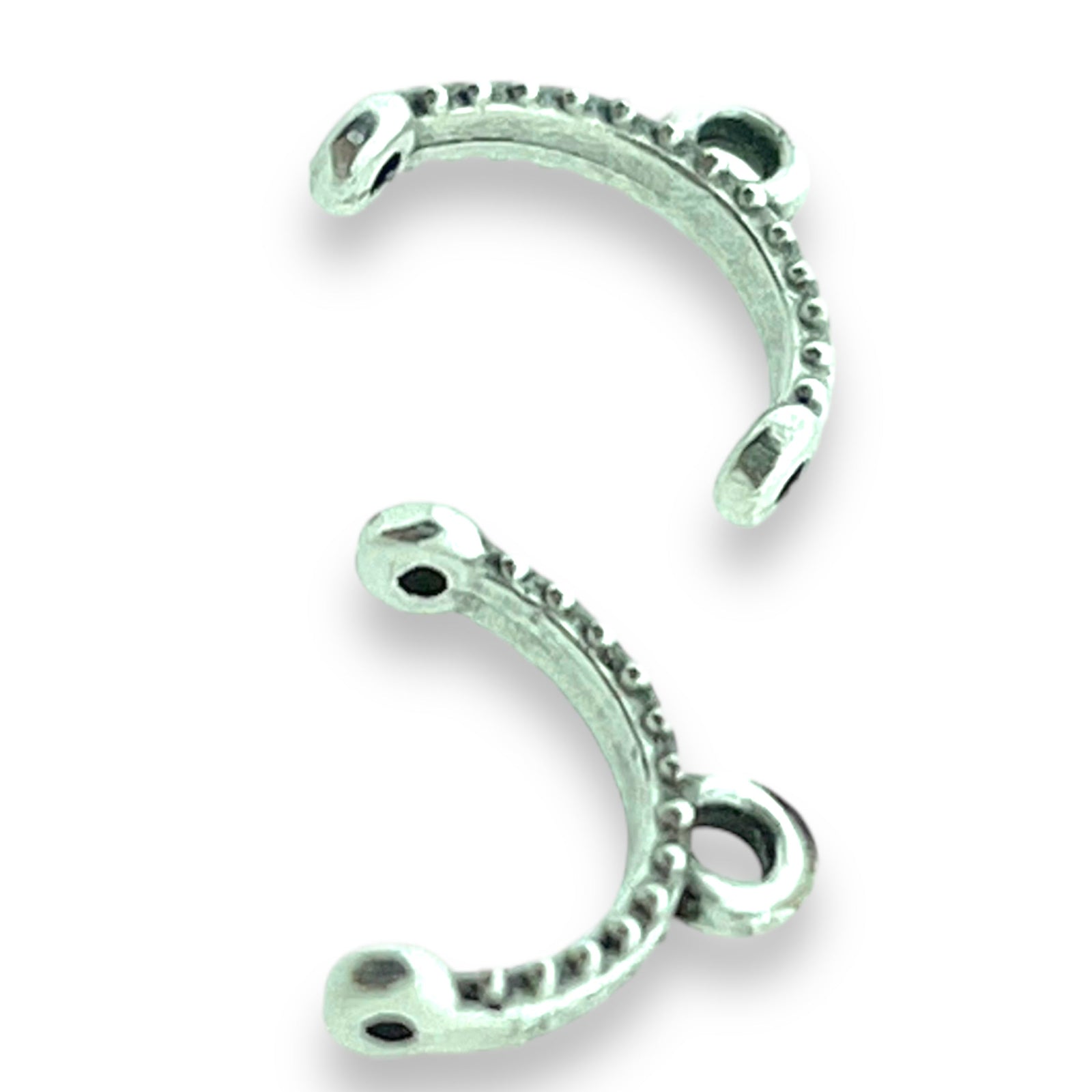 Eindsluiting voor miyuki armbanden Zilver Dq - 12x10mm-Kraaltjes van Renate