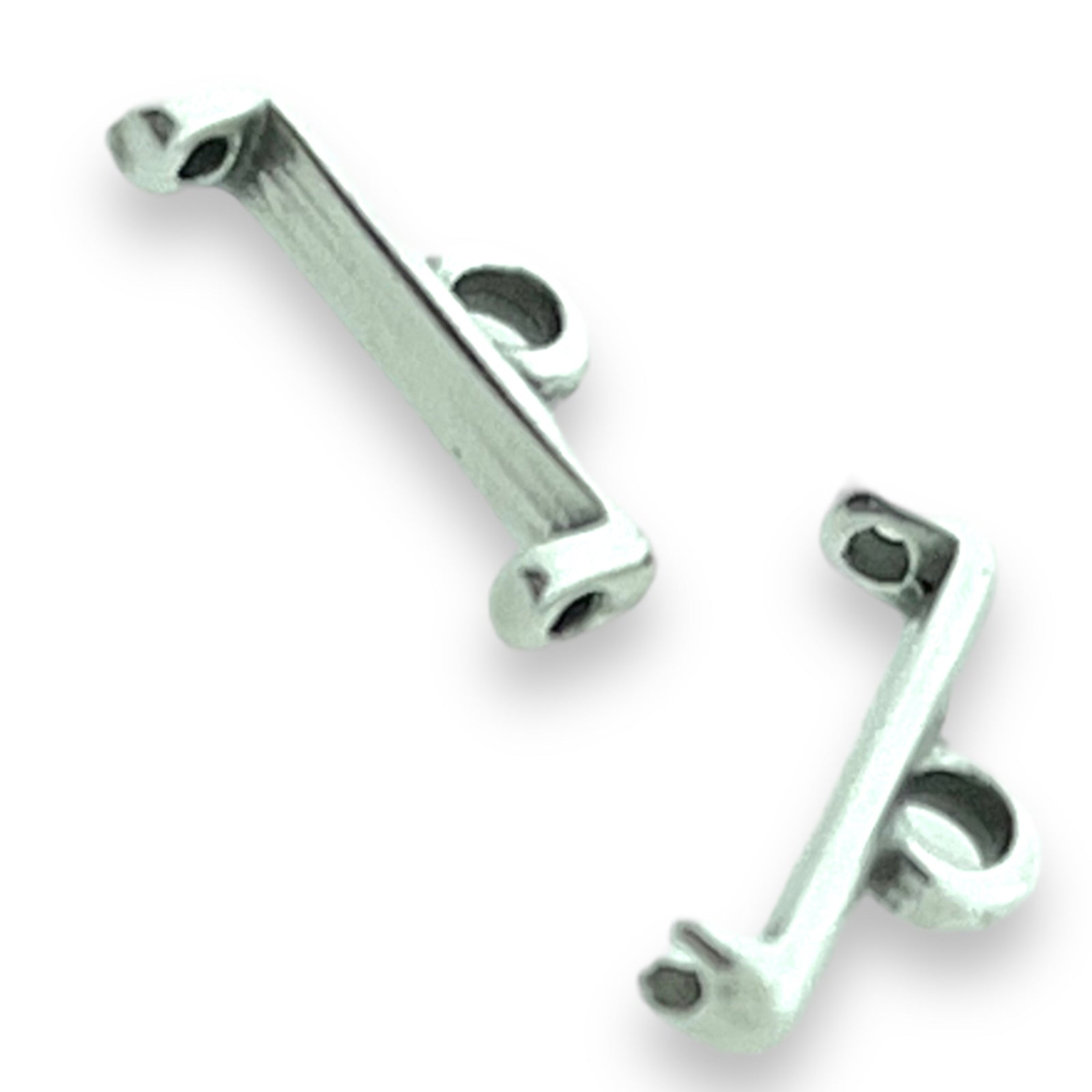 Eindsluiting voor miyuki armbanden Zilver Dq - 12x6mm-Kraaltjes van Renate