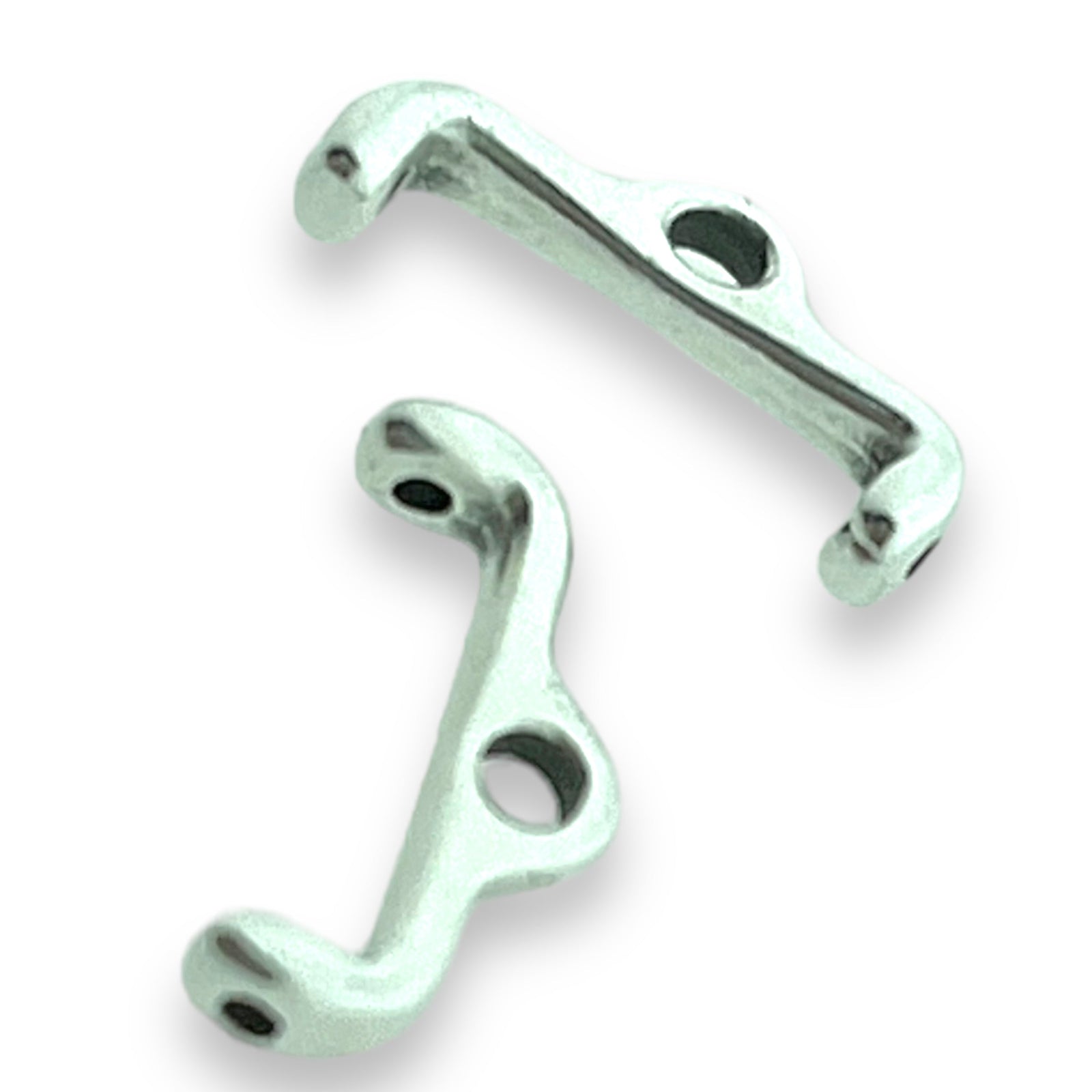 Eindsluiting voor miyuki armbanden Zilver Dq - 6x14mm-Kraaltjes van Renate