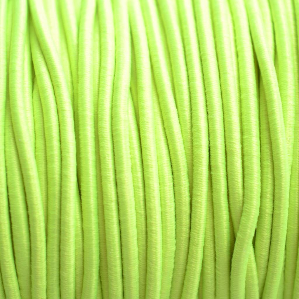 Elastiek fluor geel DQ 1mm - 3m-Kraaltjes van Renate