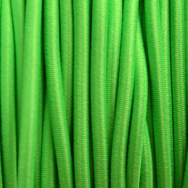 Elastiek fluor groen 3mm-Kraaltjes van Renate