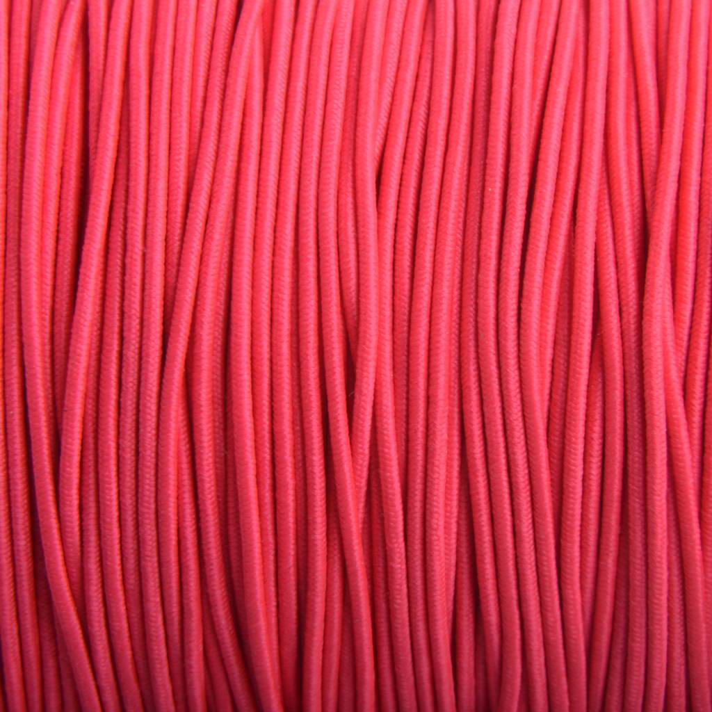 Elastiek hot pink DQ 1mm - 3 meter-Kraaltjes van Renate