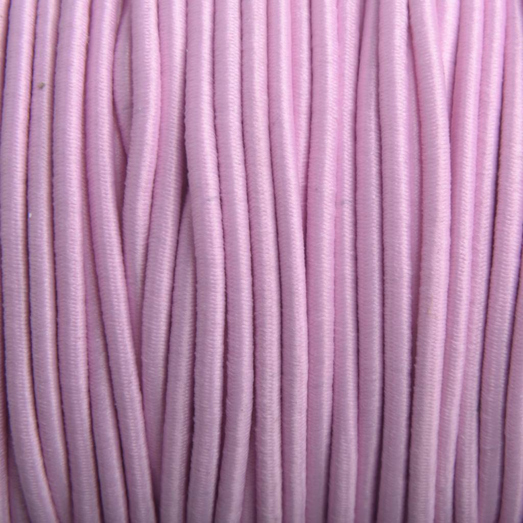 Elastiek licht roze 0,8mm - 3 meter-Kraaltjes van Renate