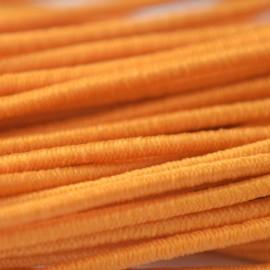 Elastiek oranje 1mm - 3 meter-Kraaltjes van Renate