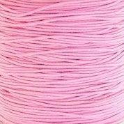 Gekleurd elastisch draad Pink 1mm - per 3 meter-Kraaltjes van Renate