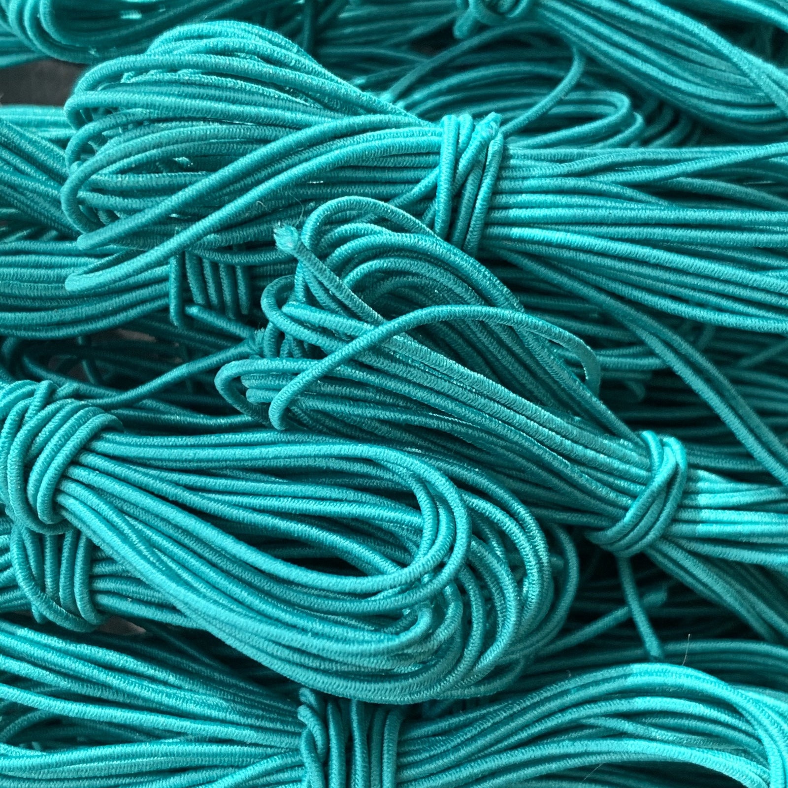 Elastiek turquoise groen DQ 1mm - 3 meter-Kraaltjes van Renate