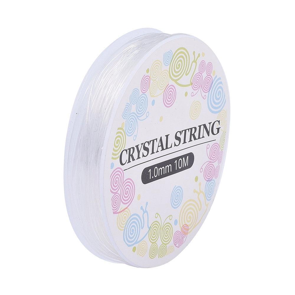 Elastisch Nylon Transparant 1.0mm - 10 meter-Koord-Kraaltjes van Renate