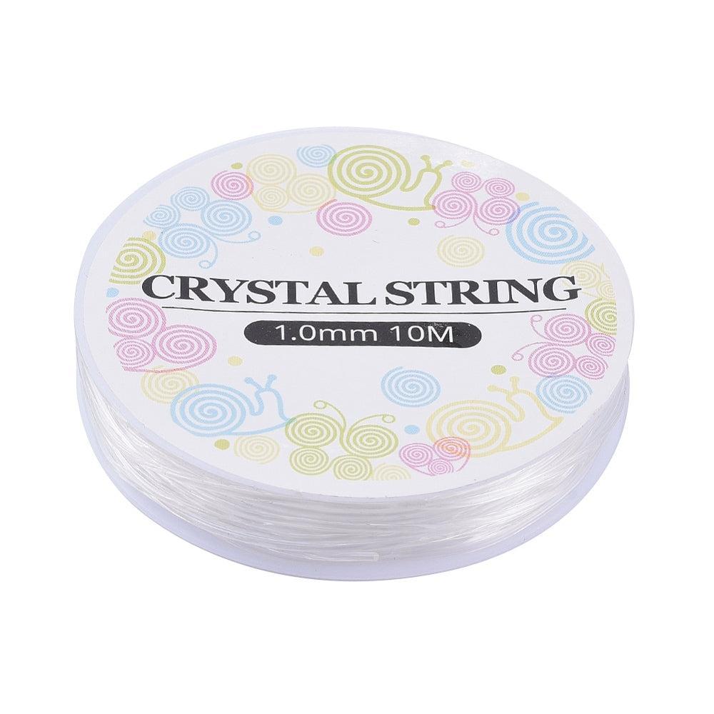 Elastisch Nylon Transparant 1.0mm - 10 meter-Koord-Kraaltjes van Renate
