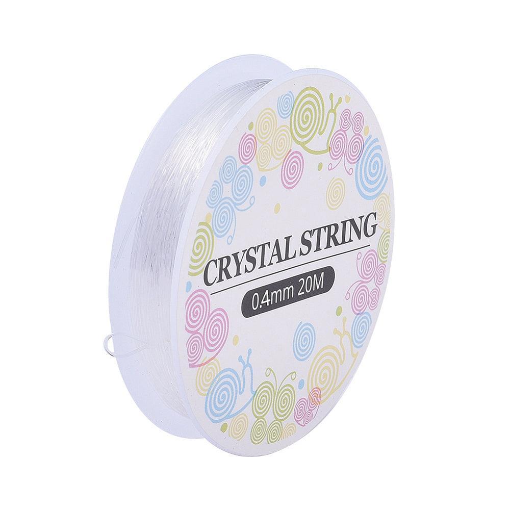 Elastisch Transparant Nylon 0.4mm - 20 meter-Koord-Kraaltjes van Renate