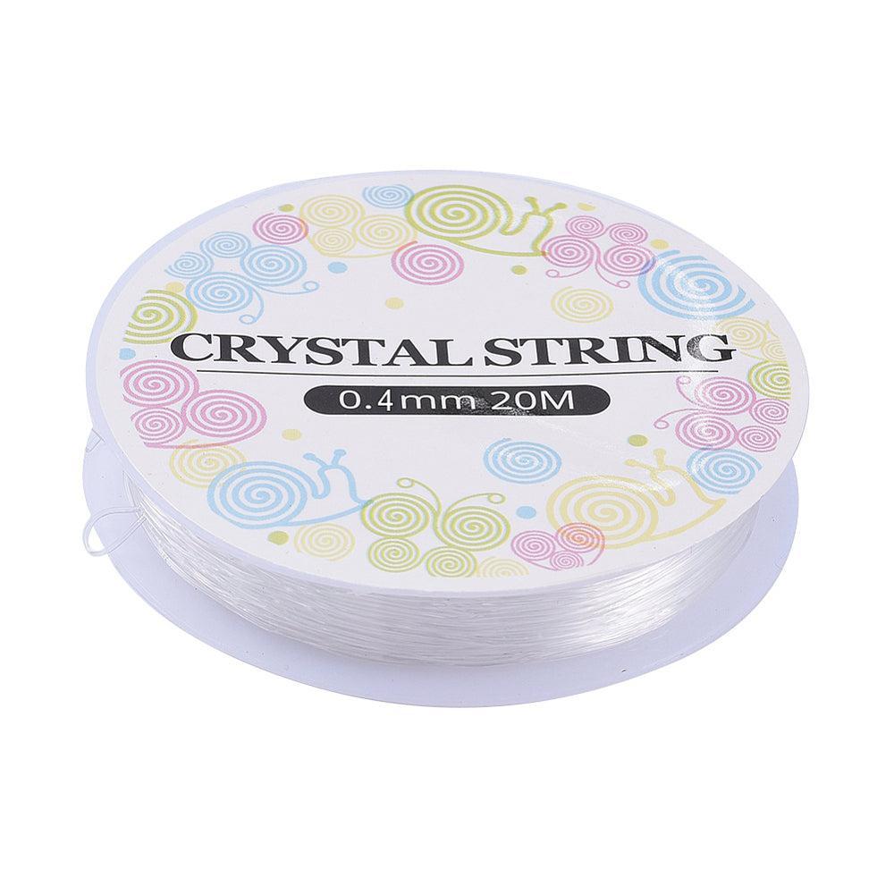 Elastisch Transparant Nylon 0.4mm - 20 meter-Koord-Kraaltjes van Renate