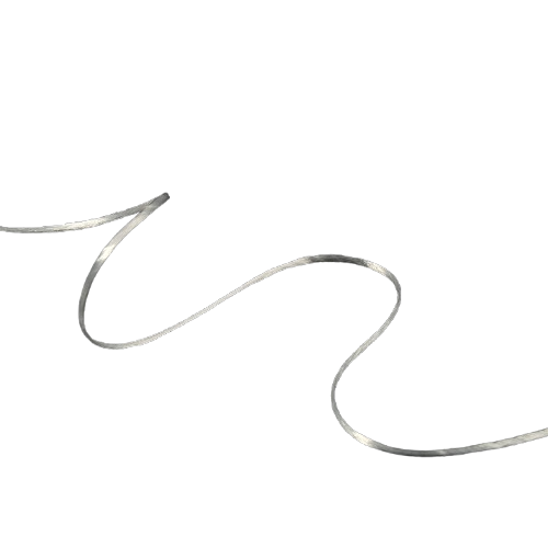 Elastisch Transparant Nylon Plat Wit 0.8mm - 10 meter-Koord-Kraaltjes van Renate
