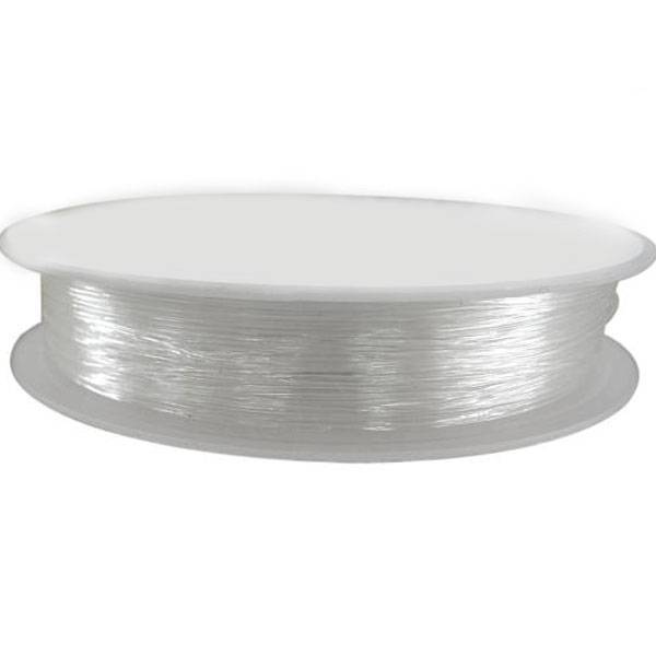 Elastisch transparant nylon 0.6mm - 10 meter-Kraaltjes van Renate