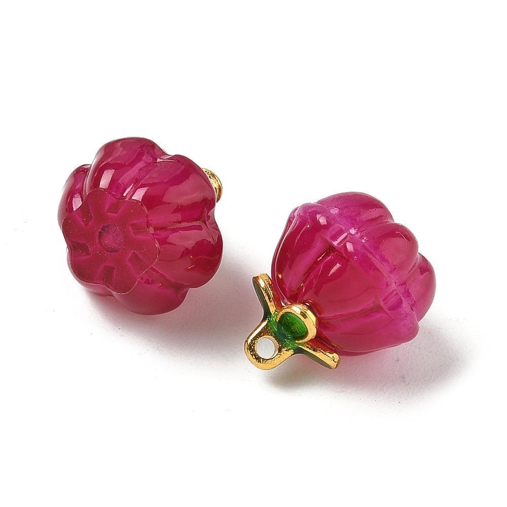 Emaille glasbedel bes 14,5mm- per stuk-bedels-Kraaltjes van Renate