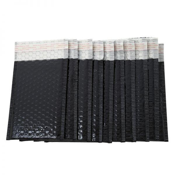 Envelop met bubbeltjesplastic zwart 25x15cm-Kraaltjes van Renate
