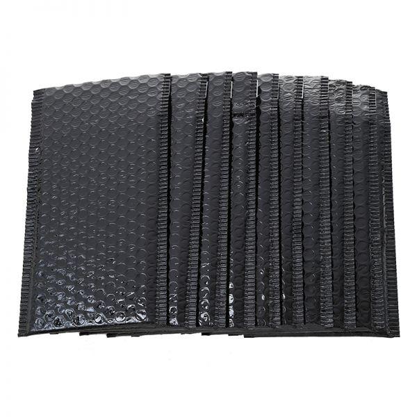 Envelop met bubbeltjesplastic zwart 25x15cm-Kraaltjes van Renate