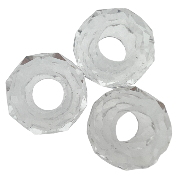 Europese Glaskraal transparant(ø5mm gat) 14mm-Kralen-Kraaltjes van Renate