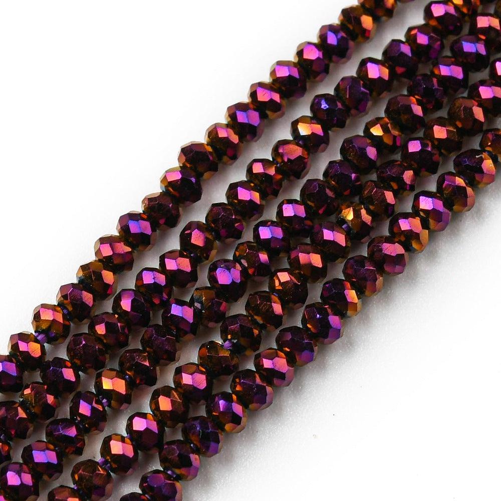 Facet electroplate rainbow plated purple 2mm ±208 stuks-Kralen-Kraaltjes van Renate