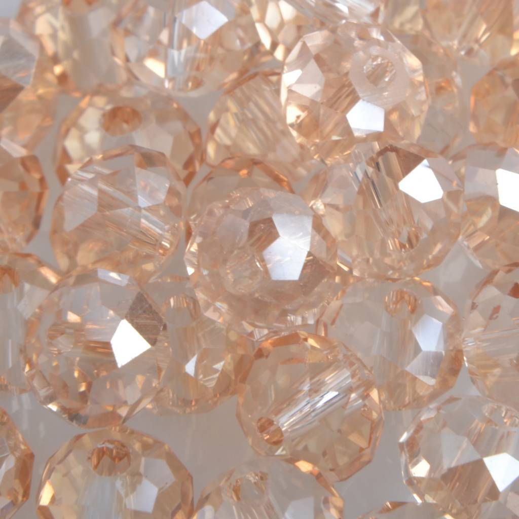 Facet rondel golden shine 4x3mm - 90 stuks-Kraaltjes van Renate