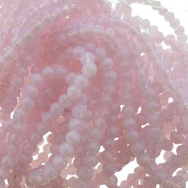 Facet rondel roze 3x2mm - ±170 stuks-Kralen-Kraaltjes van Renate