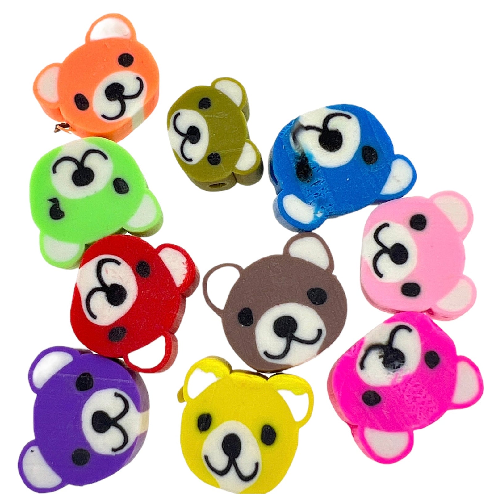 Fimo beren mix 10mm - 10 stuks-Kralen-Kraaltjes van Renate