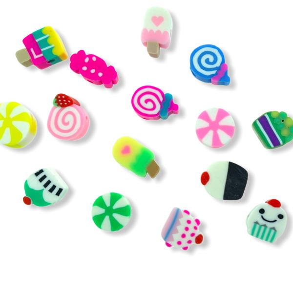 Fimo gebak mix 10mm - 10 stuks-Kraaltjes van Renate