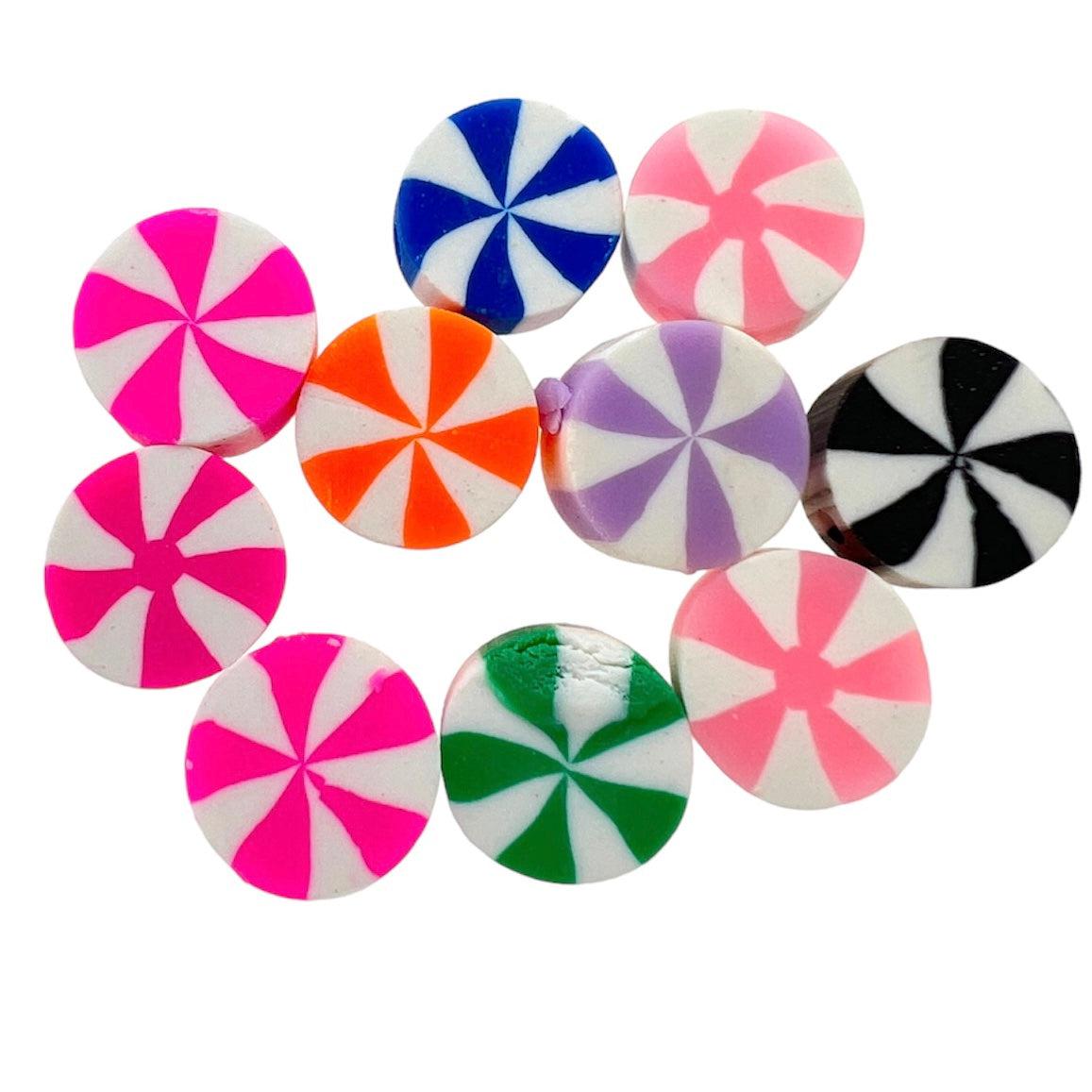 Fimo candy mix 10mm - 10 stuks-Kralen-Kraaltjes van Renate